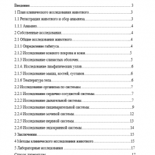 Иллюстрация №2: Клиническое исследование собаки (Курсовые работы - Ветеринария).